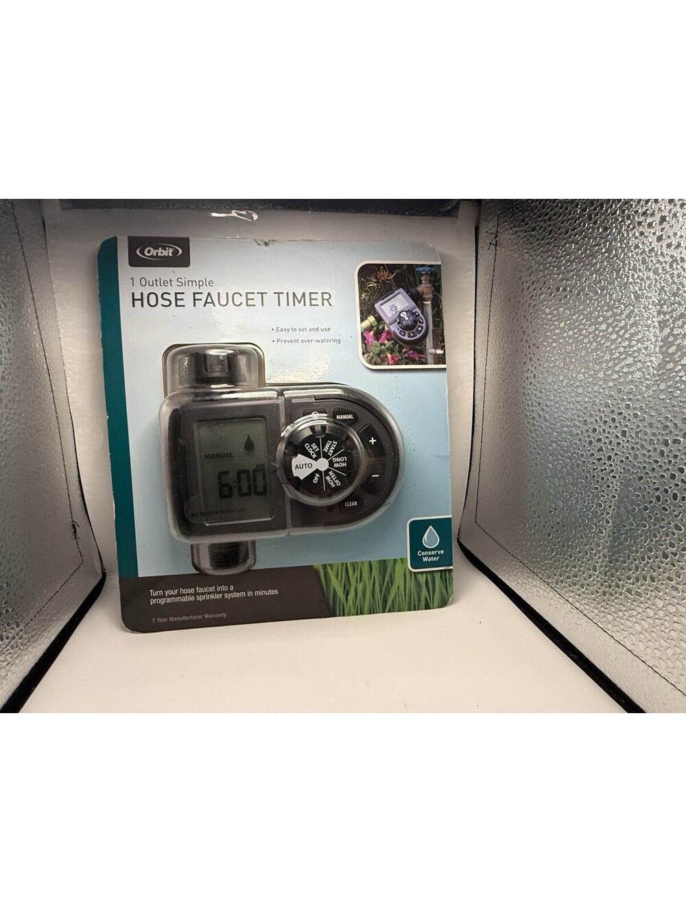 Orbit 1 Outlet Simple Hose Faucet Timer Model 56619 Brand New